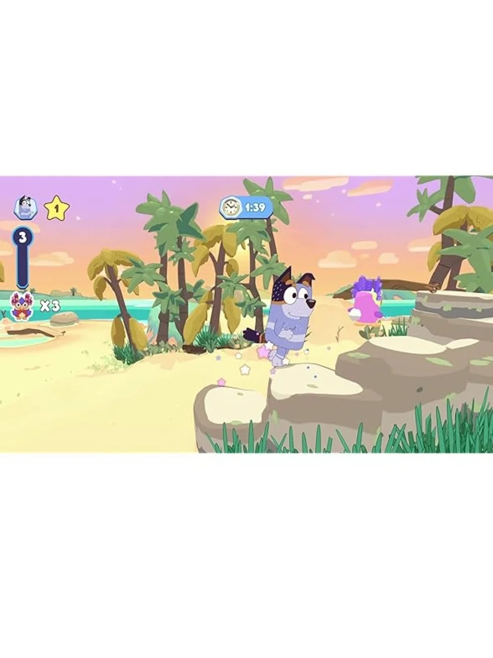 Bluey Gnome Plush & Nintendo Switch Game Bundle